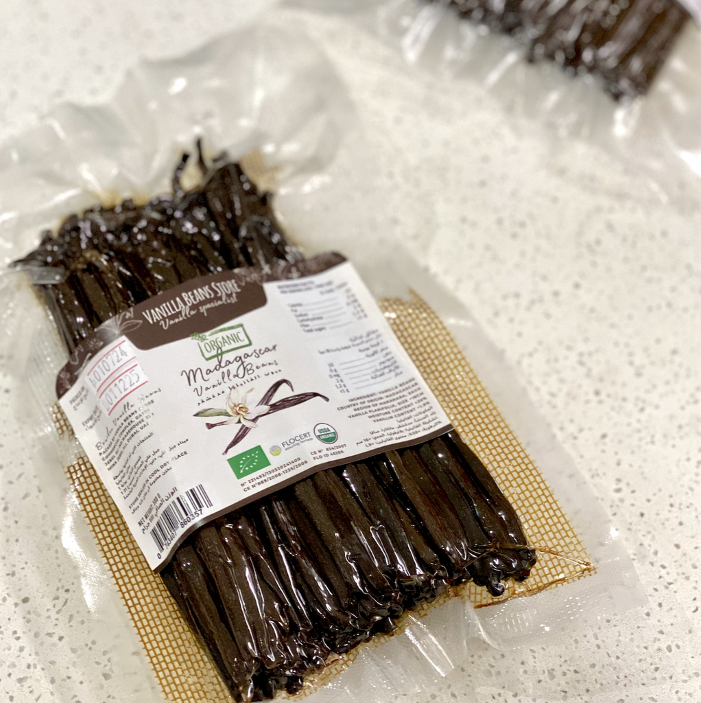 500g ORGANIC BOURBON VANILLA BEANS