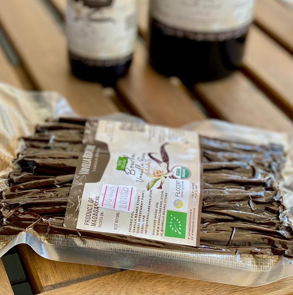 250g ORGANIC BOURBON VANILLA BEANS