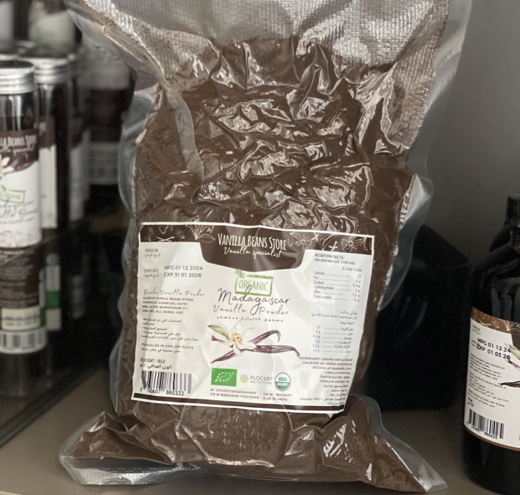 1 KILO ORGANIC VANILLA POWDER