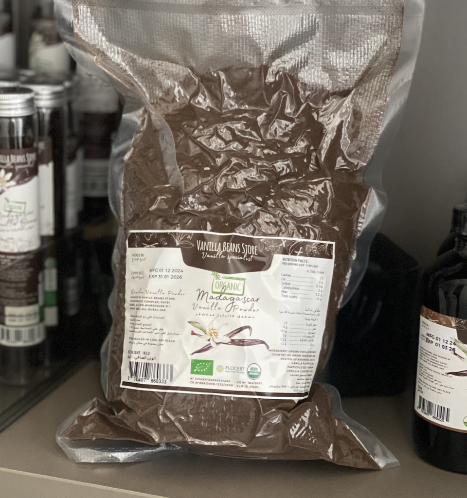 500Gr ORGANIC VANILLA POWDER