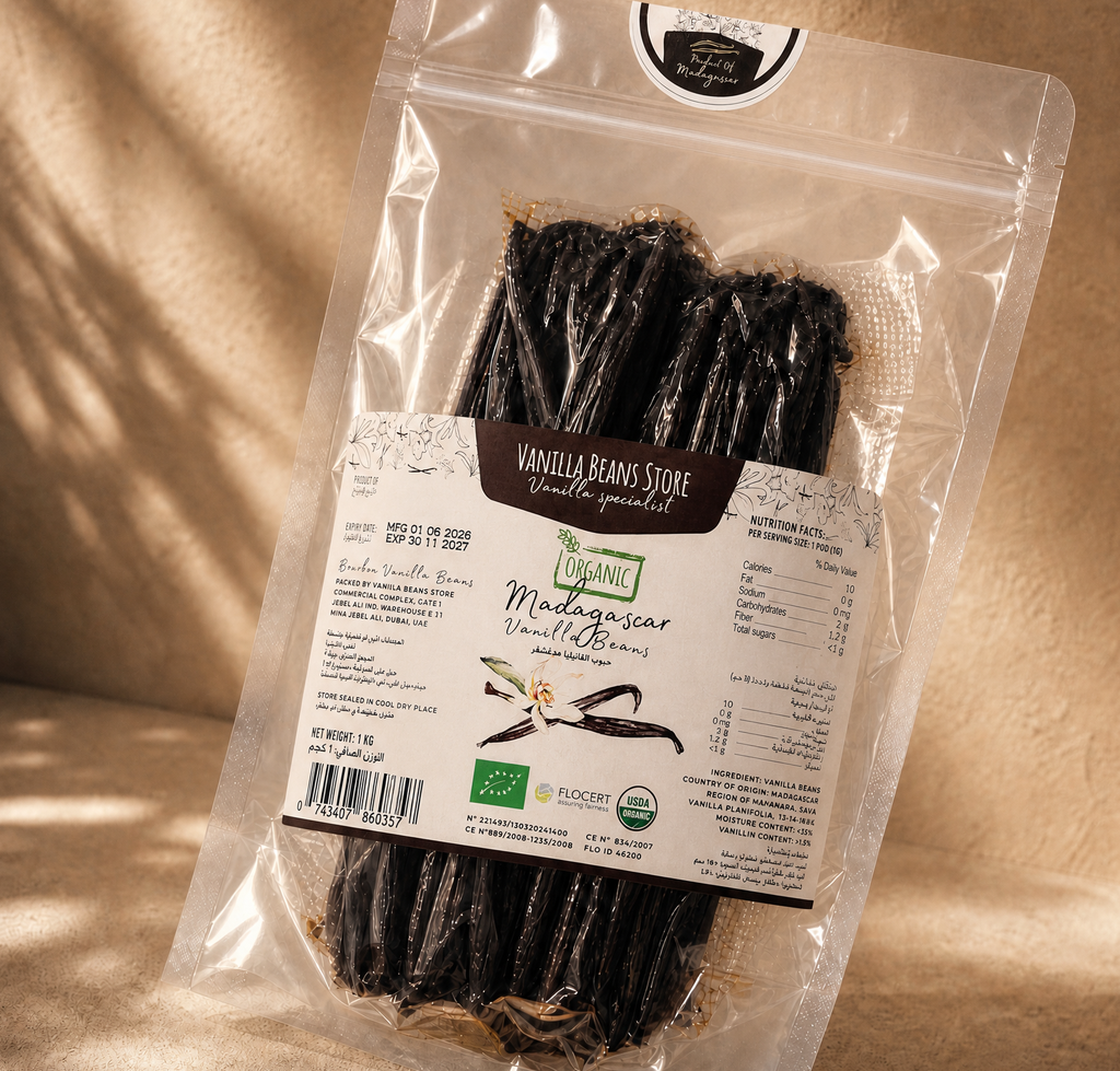 [C05-BEA1000] 1 KILO ORGANIC VANILLA BEANS