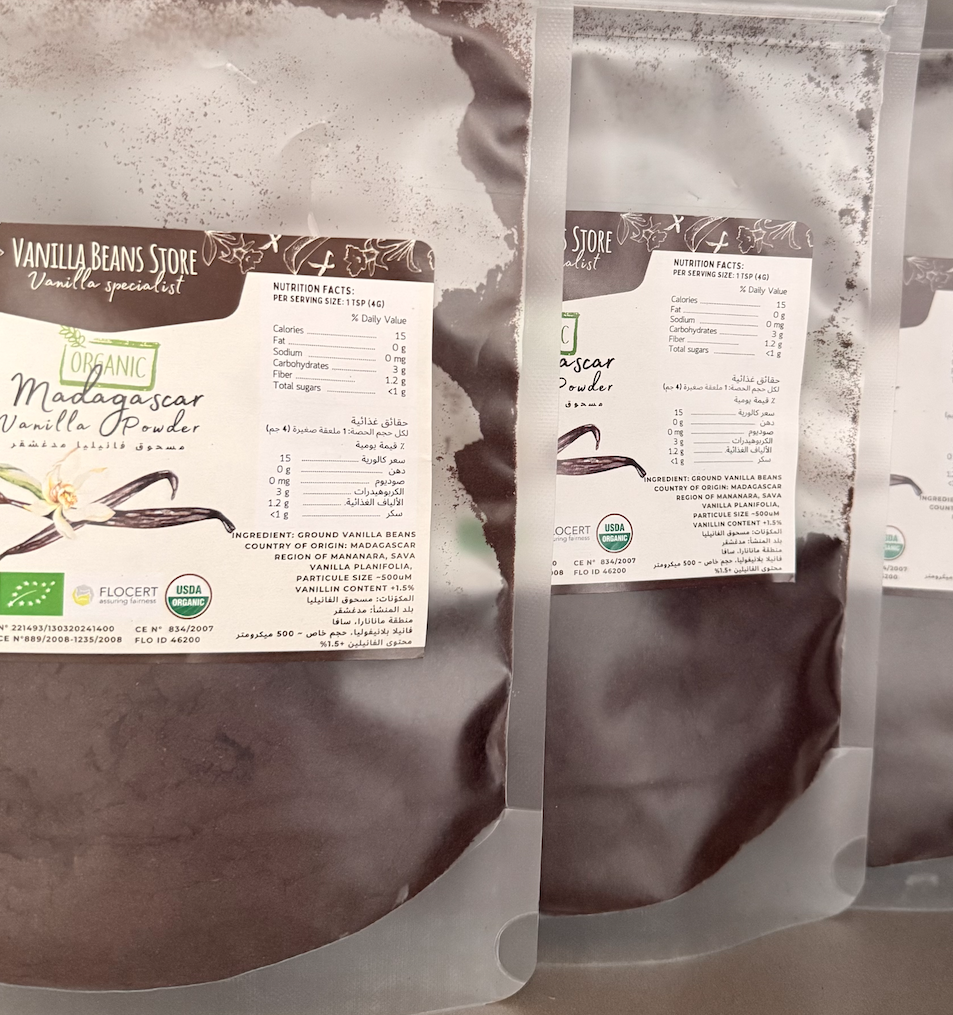 100Gr ORGANIC VANILLA POWDER